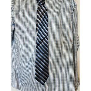 Arrow Blue Stiped Tie